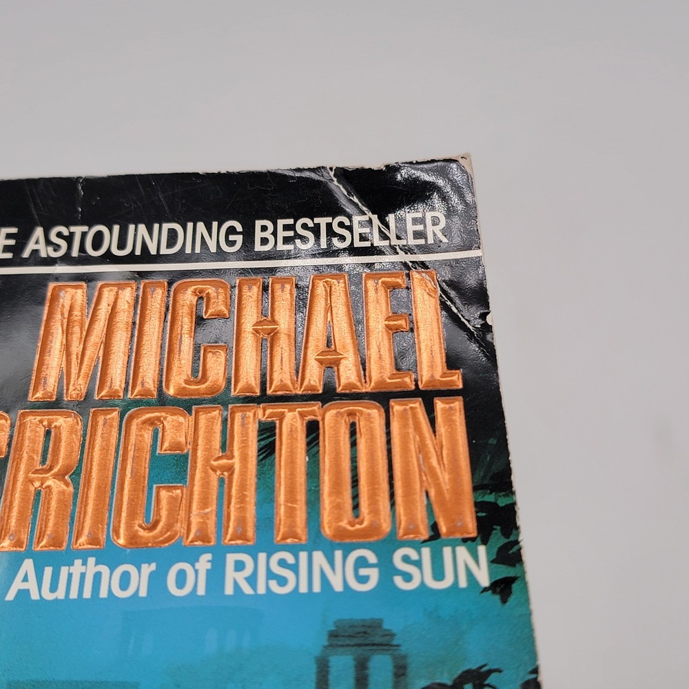 Michael Crichton Book Lot 6 Paperbacks Jurassic Park Sphere Congo Good - Picture 12 of 16